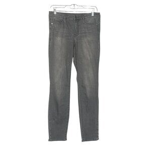 Athleta Grey Sculptek Jeans Stretchy Size 2 Distressed Quartz Wash Comfy